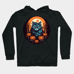 Maine Coon Cat Halloween, Cat Lover Hoodie